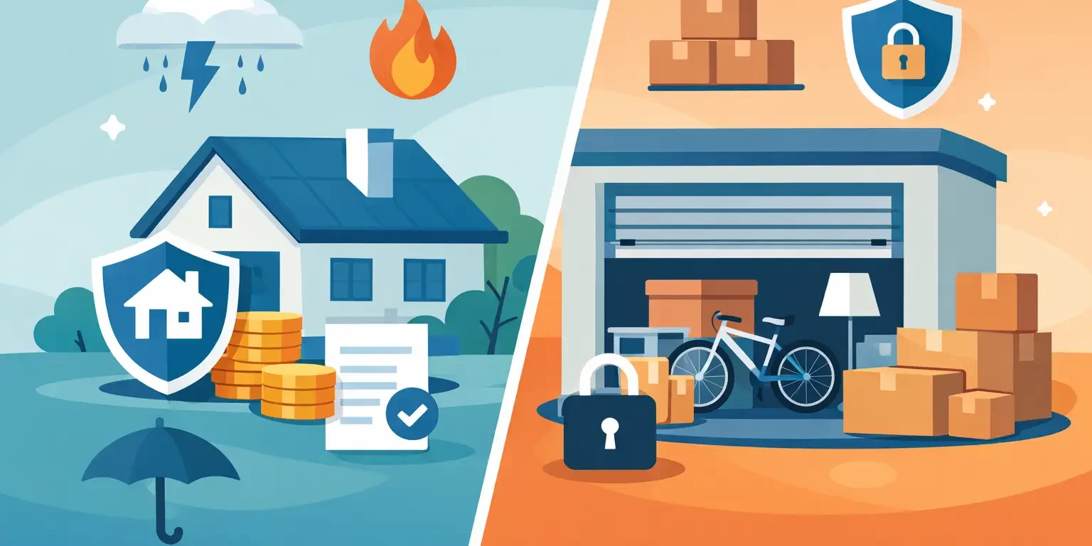 Homeowners Insurance vs Storage Coverage