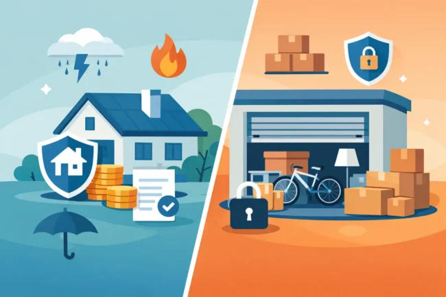 Homeowners Insurance vs Storage Coverage