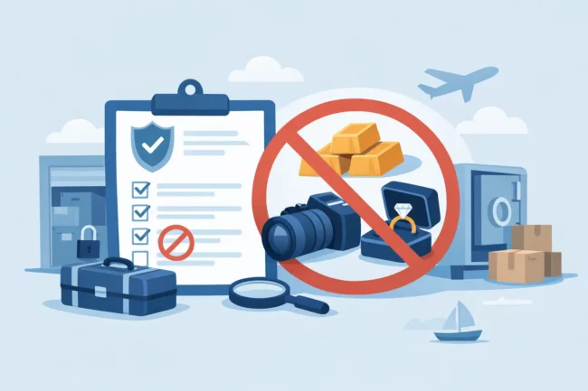 Top Items Excluded From Storage Insurance Plans